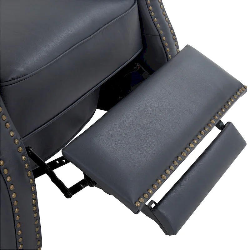 Fauteuil inclinable à dossier basculant en similicuir Julian par Greyson Living