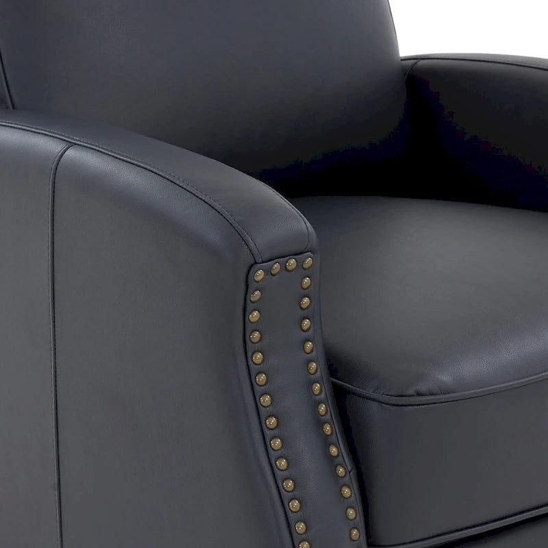 Fauteuil inclinable à dossier basculant en similicuir Julian par Greyson Living