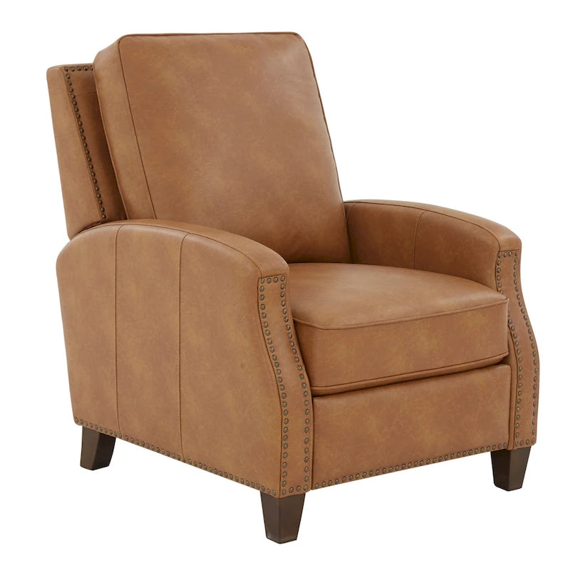 Fauteuil inclinable à dossier basculant en similicuir Julian par Greyson Living