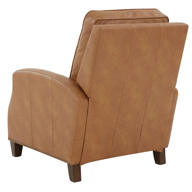 Fauteuil inclinable à dossier basculant en similicuir Julian par Greyson Living