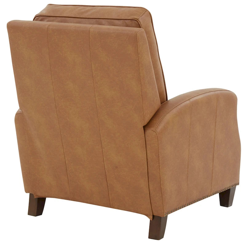 Fauteuil inclinable à dossier basculant en similicuir Julian par Greyson Living