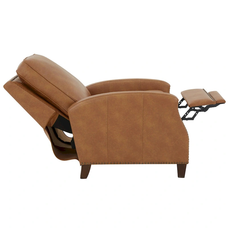 Fauteuil inclinable à dossier basculant en similicuir Julian par Greyson Living