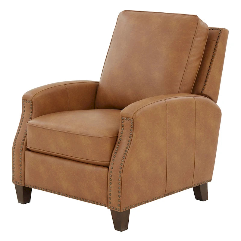 Fauteuil inclinable à dossier basculant en similicuir Julian par Greyson Living