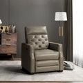 Fauteuil inclinable électrique Alina de 31,50 po de large en cuir véritable avec port USB