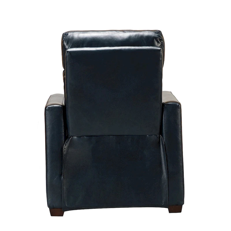 Fauteuil inclinable électrique Alina de 31,50 po de large en cuir véritable avec port USB