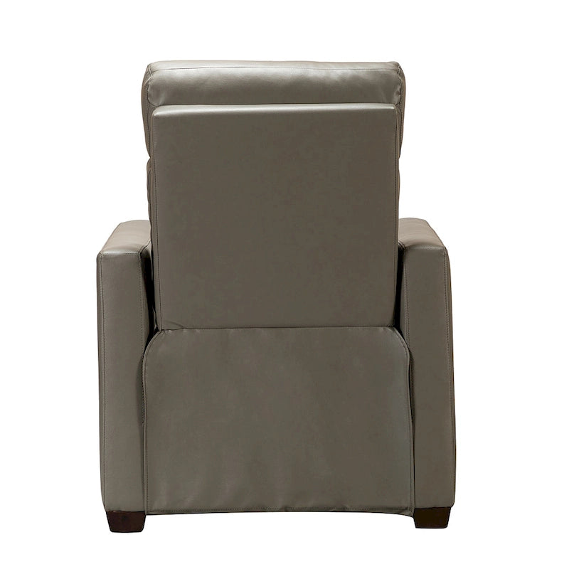 Fauteuil inclinable électrique Alina de 31,50 po de large en cuir véritable avec port USB