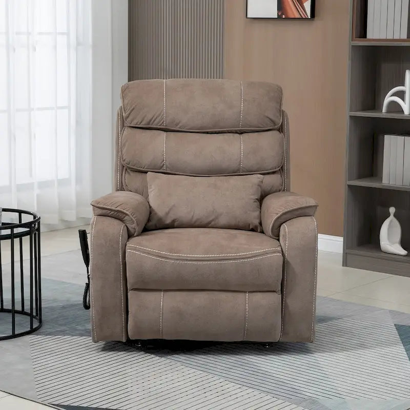 Fauteuil inclinable surdimensionné haut de gamme avec chargement sans fil, massage et chauffage