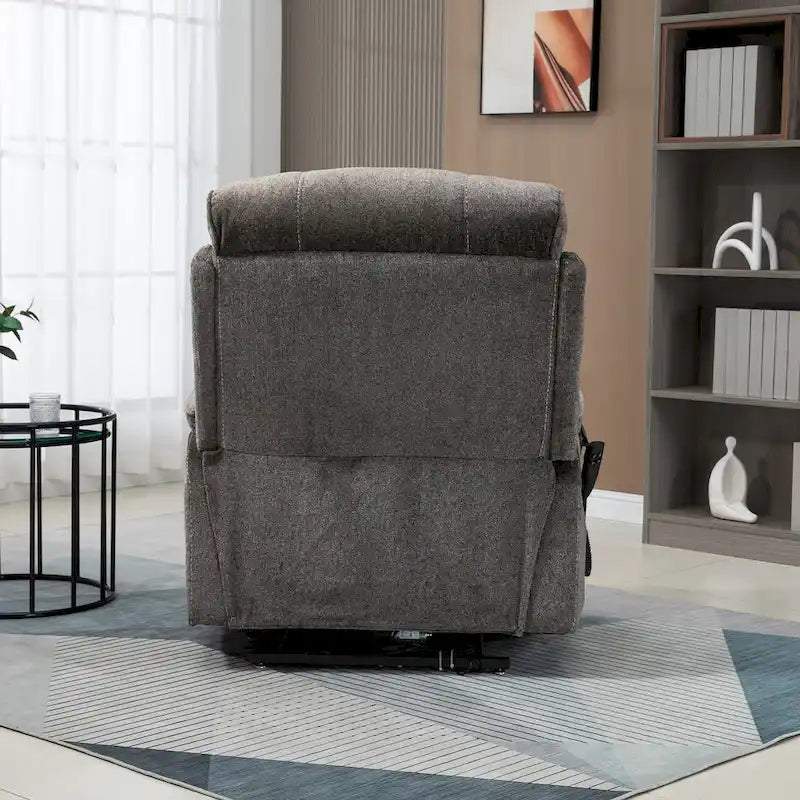 Fauteuil inclinable surdimensionné haut de gamme avec chargement sans fil, massage et chauffage