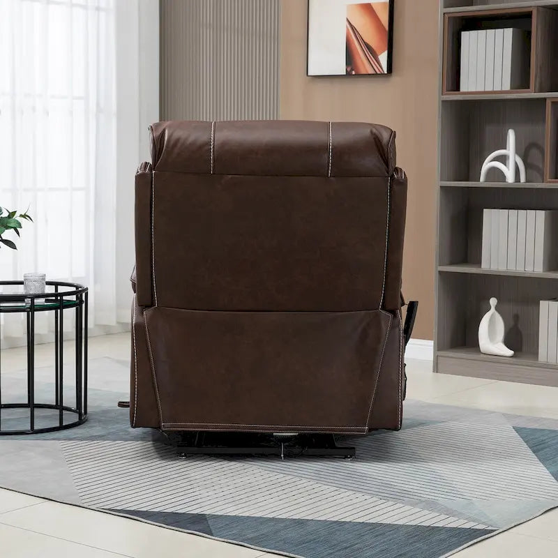 Fauteuil inclinable surdimensionné haut de gamme avec chargement sans fil, massage et chauffage