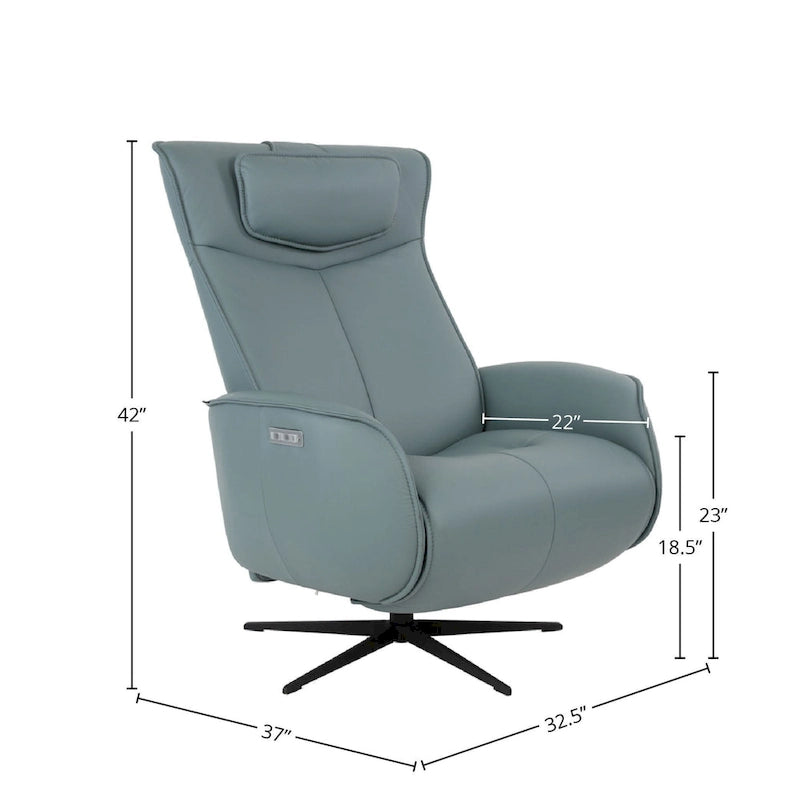 Fauteuil inclinable en cuir Axel de Fjords
