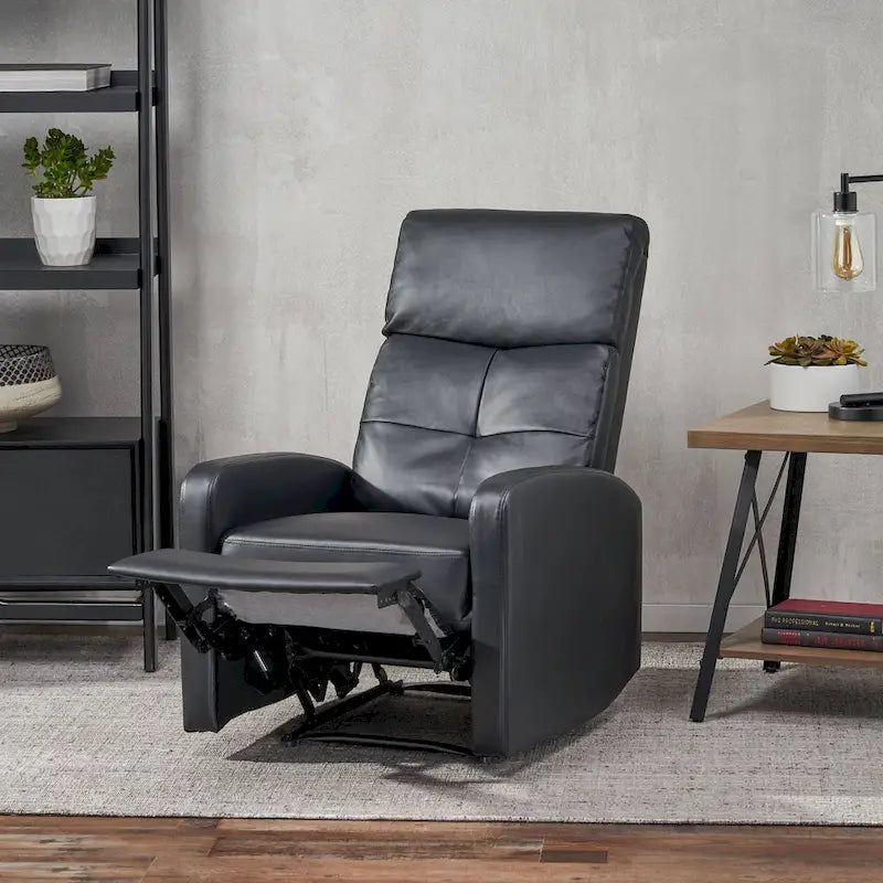 Fauteuil Club inclinable en similicuir Samedi par Christopher Knight Home