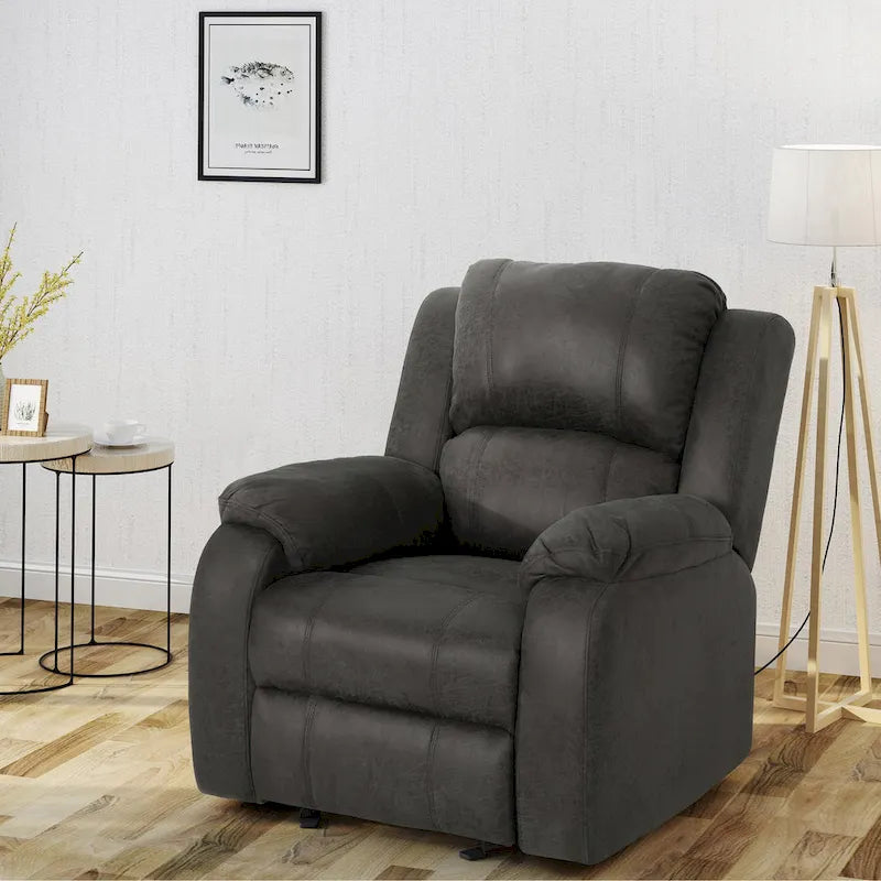 Fauteuil inclinable Mozelle Classic en tissu et à glissière de Christopher Knight Home