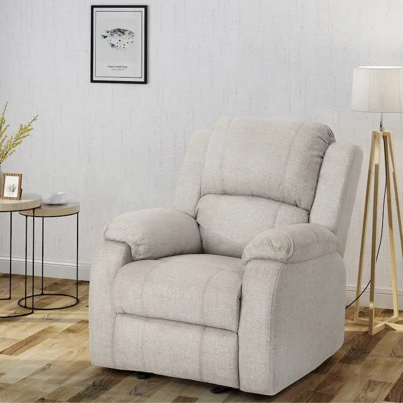 Fauteuil inclinable Mozelle Classic en tissu et à glissière de Christopher Knight Home