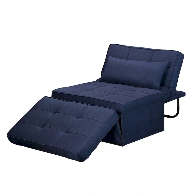 Canapé convertible Lit d'appoint Fauteuil-lit Canapé pliant Pouf Fauteuils inclinables pour le salon