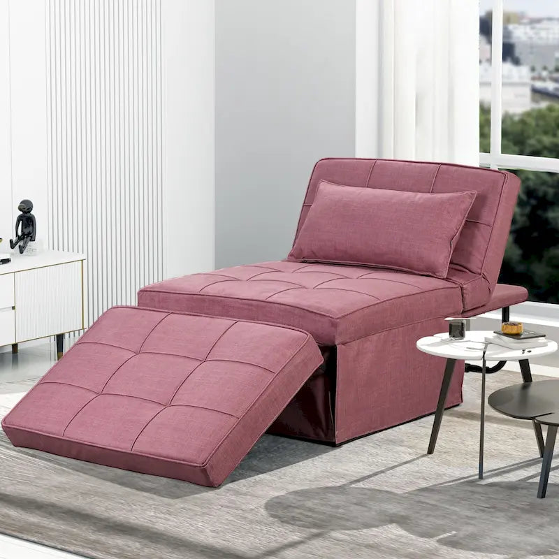 Canapé convertible Lit d'appoint Fauteuil-lit Canapé pliant Pouf Fauteuils inclinables pour le salon