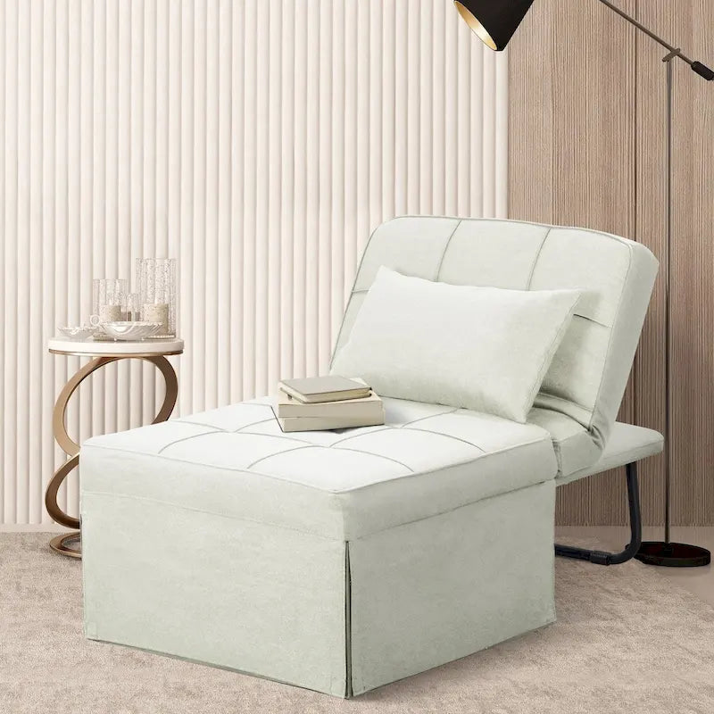 Canapé convertible Lit d'appoint Fauteuil-lit Canapé pliant Pouf Fauteuils inclinables pour le salon