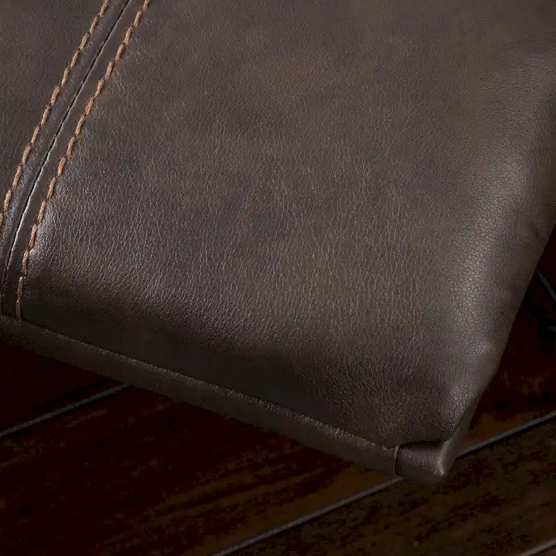 Fauteuil inclinable planeur en cuir reconstitué Charlie par Christopher Knight Home