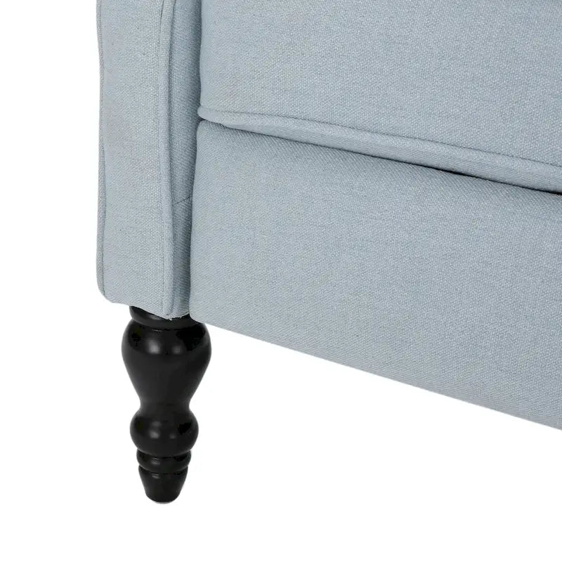 Fauteuil club inclinable Walter en tissu capitonné avec oreilles de Christopher Knight Home