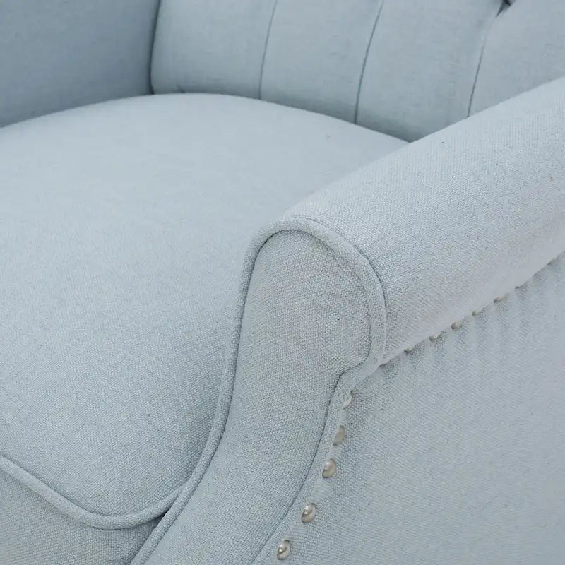 Fauteuil club inclinable Walter en tissu capitonné avec oreilles de Christopher Knight Home