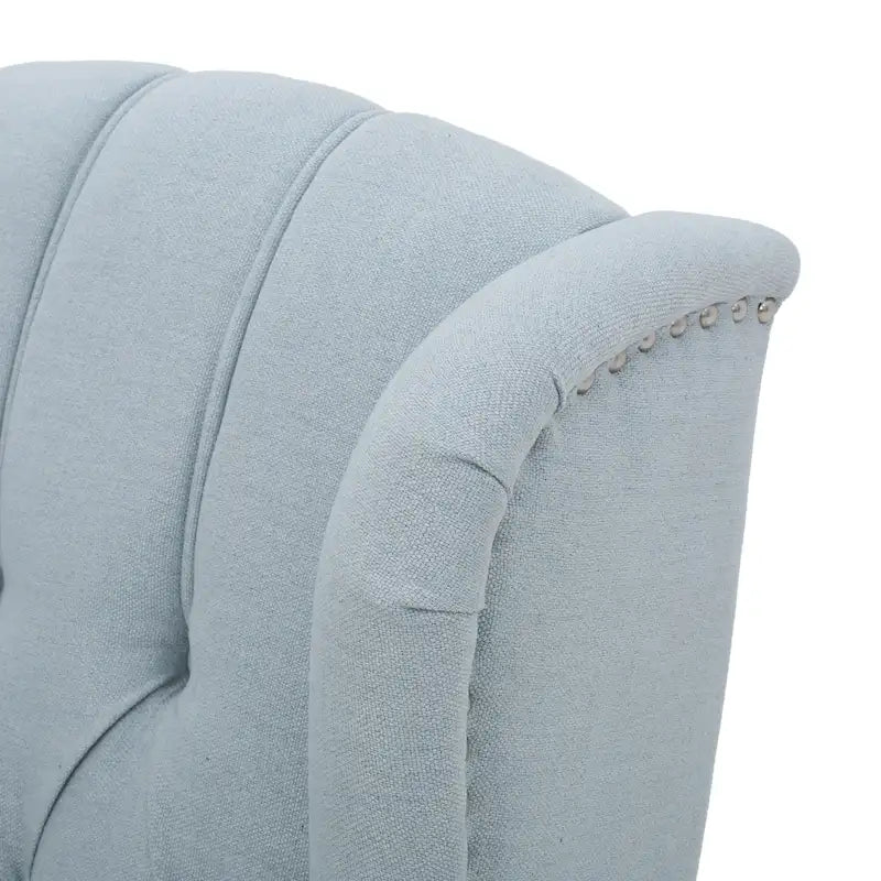 Fauteuil club inclinable Walter en tissu capitonné avec oreilles de Christopher Knight Home