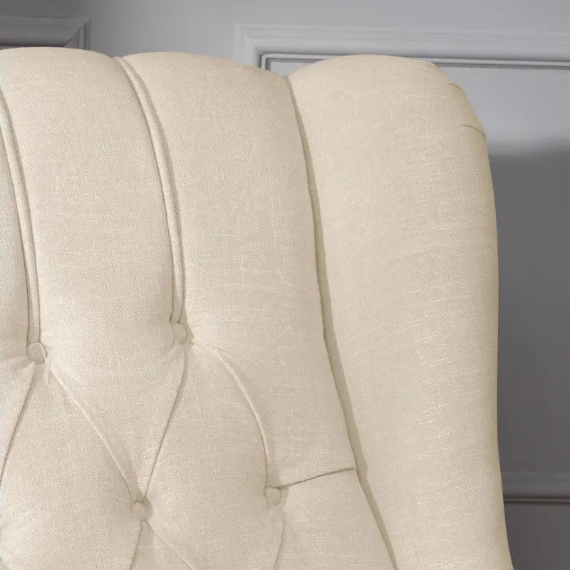 Fauteuil club inclinable Walter en tissu capitonné avec oreilles de Christopher Knight Home