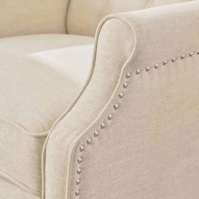 Fauteuil club inclinable Walter en tissu capitonné avec oreilles de Christopher Knight Home