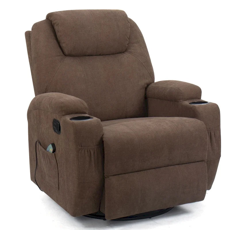 Fauteuil Inclinable de Massage Homall, Tissu, Pivotant, pour Salon