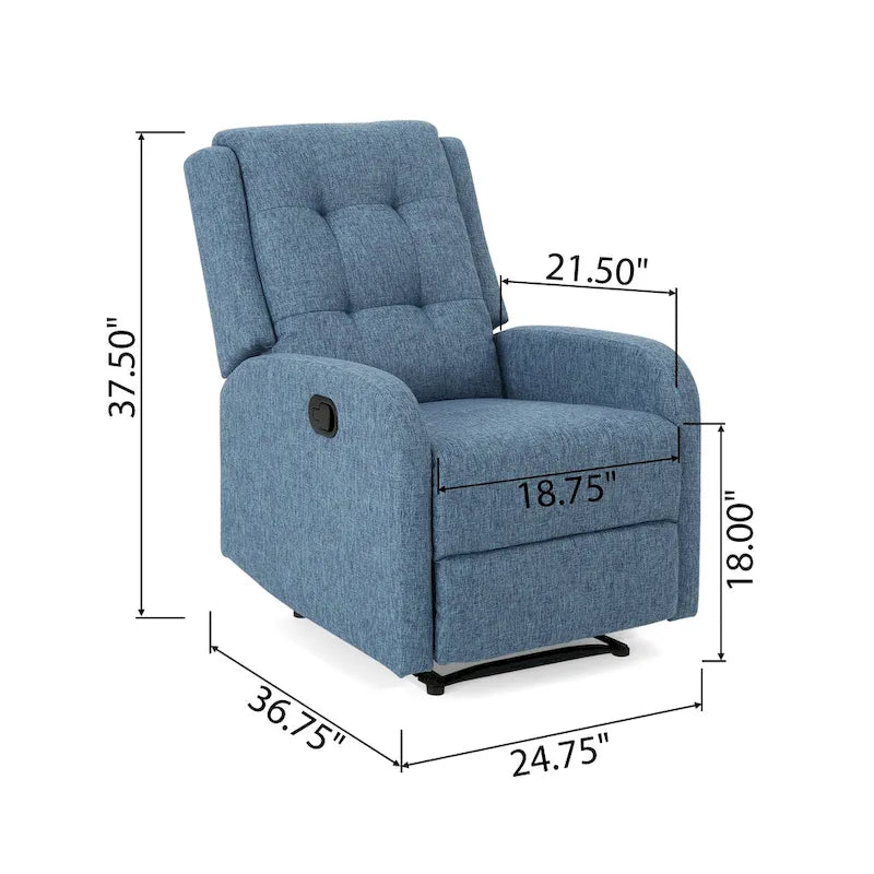 Fauteuil inclinable rembourré traditionnel O'Leary par Christopher Knight Home
