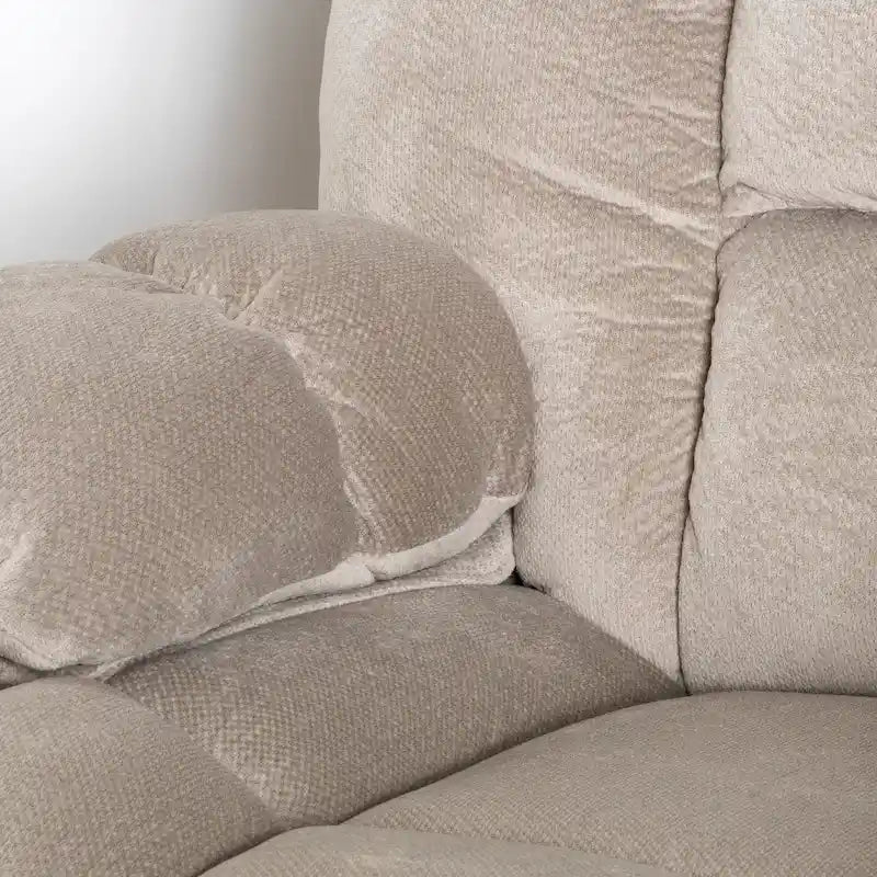 Christopher Knight Home Gannon Fauteuil club inclinable et pivotant en tissu
