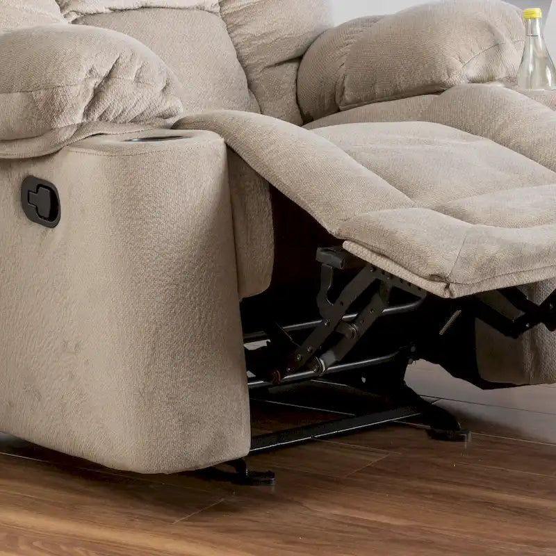 Christopher Knight Home Gannon Fauteuil club inclinable et pivotant en tissu
