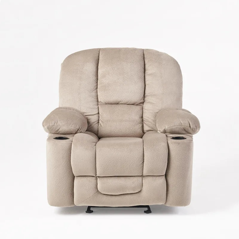 Christopher Knight Home Gannon Fauteuil club inclinable et pivotant en tissu