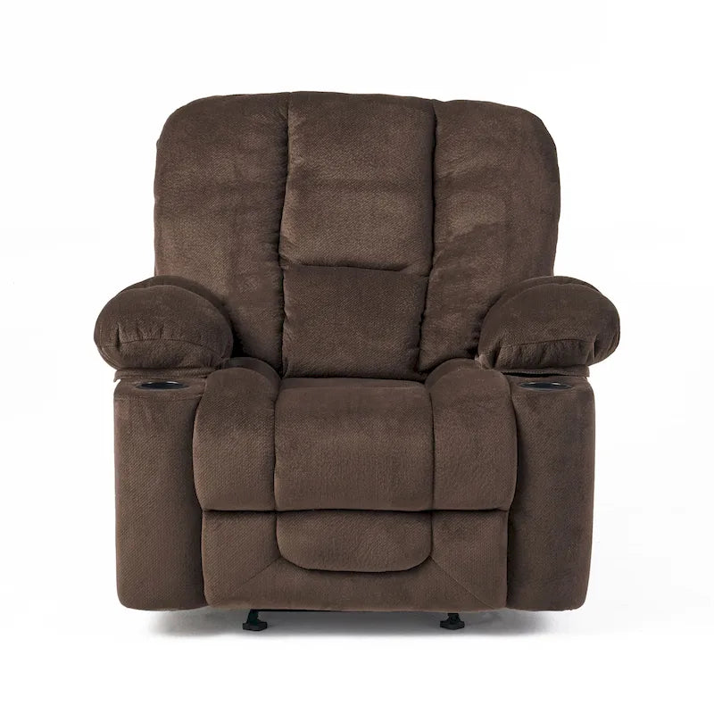 Christopher Knight Home Gannon Fauteuil club inclinable et pivotant en tissu