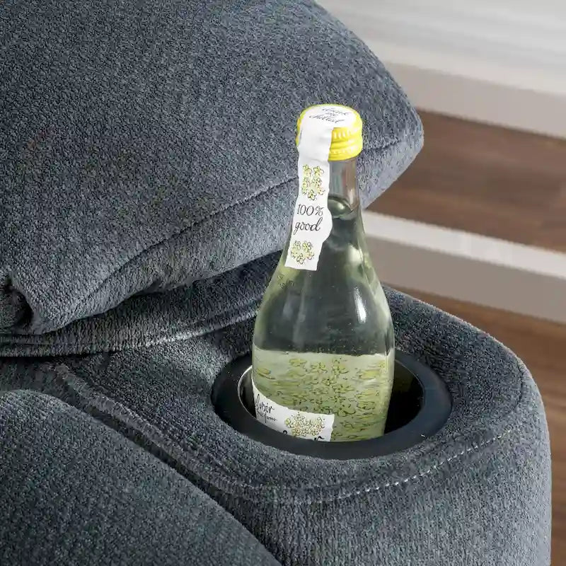 Christopher Knight Home Gannon Fauteuil club inclinable et pivotant en tissu