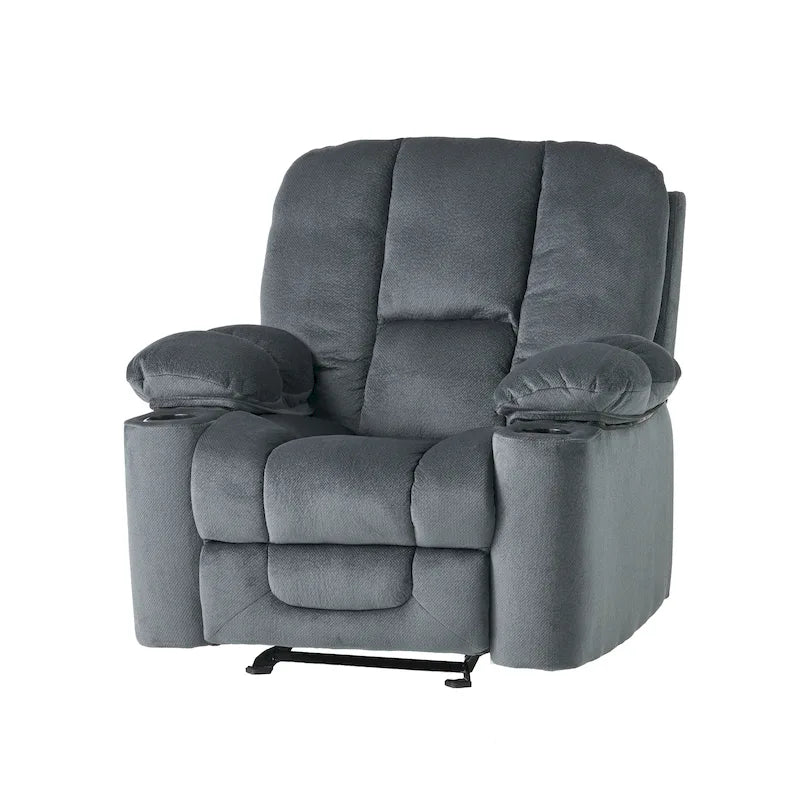 Christopher Knight Home Gannon Fauteuil club inclinable et pivotant en tissu