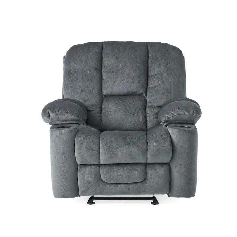 Christopher Knight Home Gannon Fauteuil club inclinable et pivotant en tissu