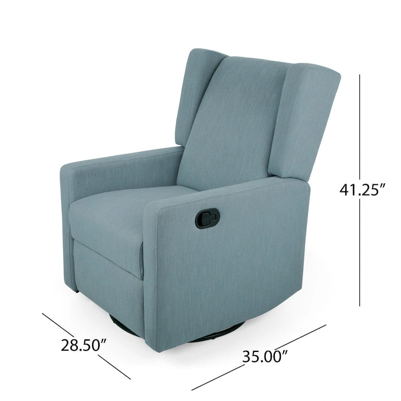 Fauteuil inclinable pivotant contemporain Hounker de Christopher Knight Home