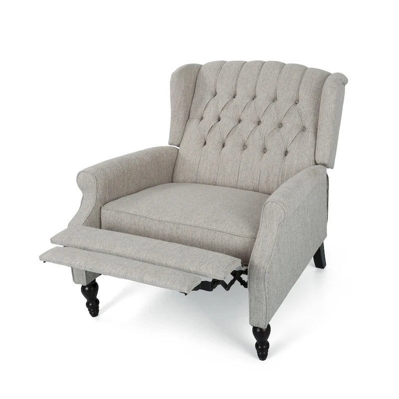 Fauteuil inclinable surdimensionné en tissu touffeté Apaloosa par Christopher Knight Home