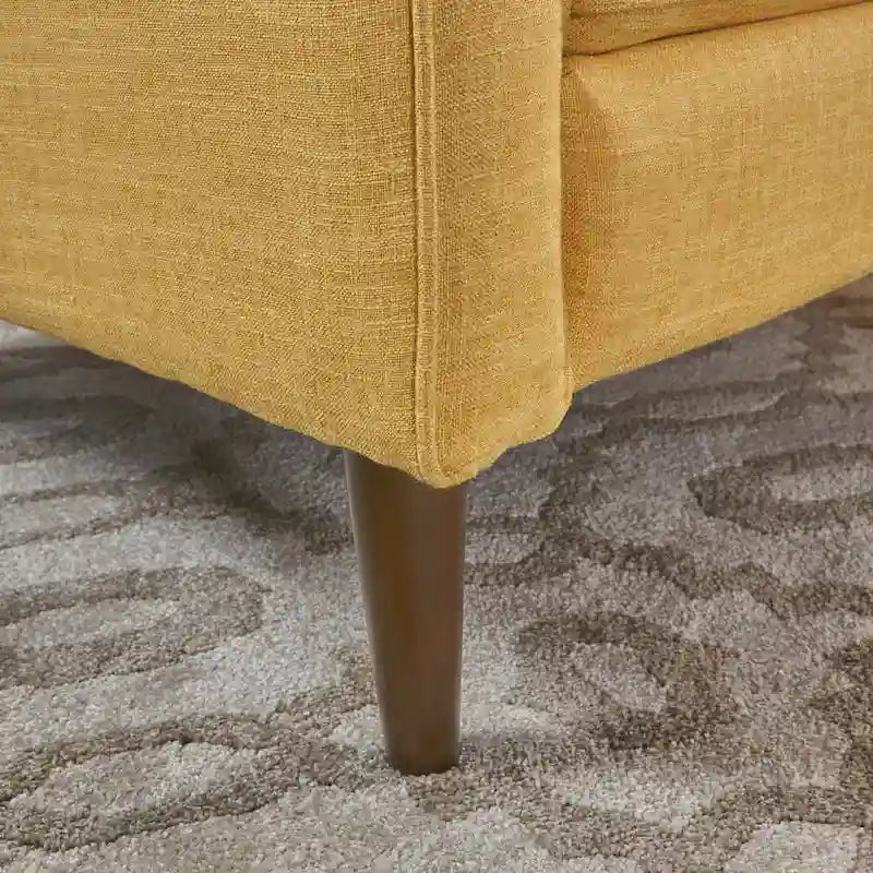 Fauteuil inclinable en tissu capitonné Mervynn Mid-Century Modern de Christopher Knight Home