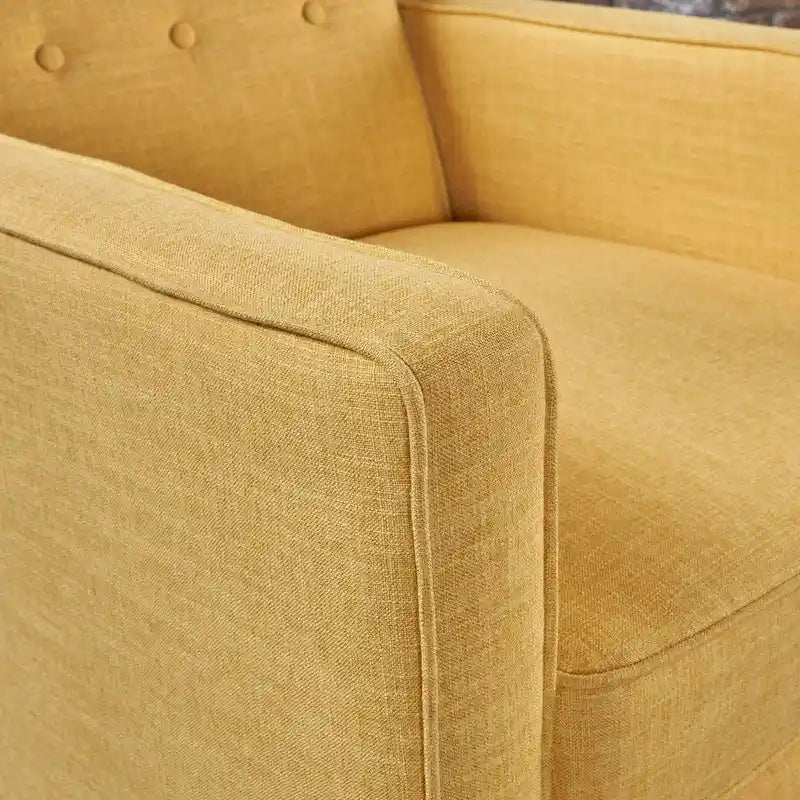 Fauteuil inclinable en tissu capitonné Mervynn Mid-Century Modern de Christopher Knight Home