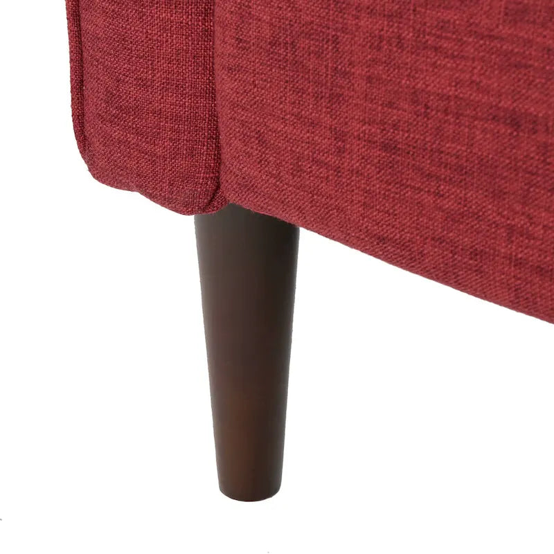 Fauteuil inclinable en tissu capitonné Mervynn Mid-Century Modern de Christopher Knight Home