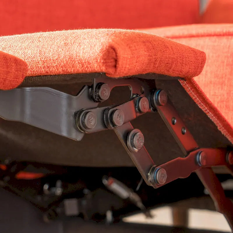 Fauteuil inclinable en tissu capitonné Mervynn Mid-Century Modern de Christopher Knight Home