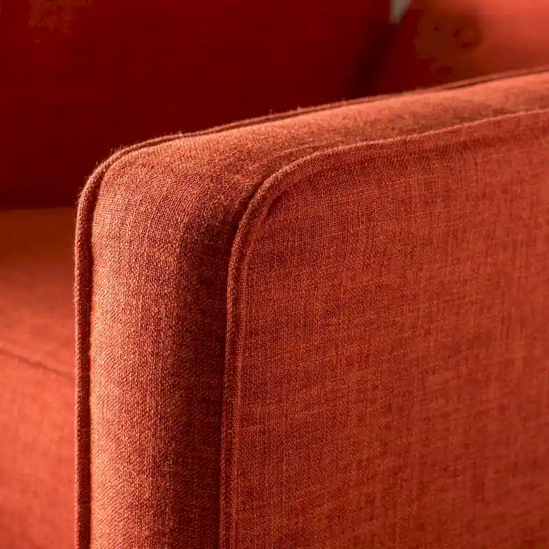 Fauteuil inclinable en tissu capitonné Mervynn Mid-Century Modern de Christopher Knight Home