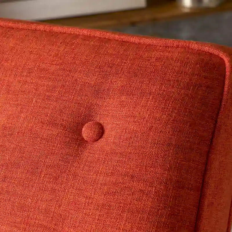 Fauteuil inclinable en tissu capitonné Mervynn Mid-Century Modern de Christopher Knight Home