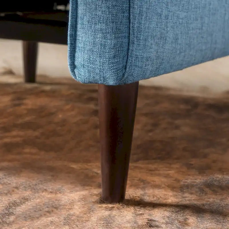 Fauteuil inclinable en tissu capitonné Mervynn Mid-Century Modern de Christopher Knight Home