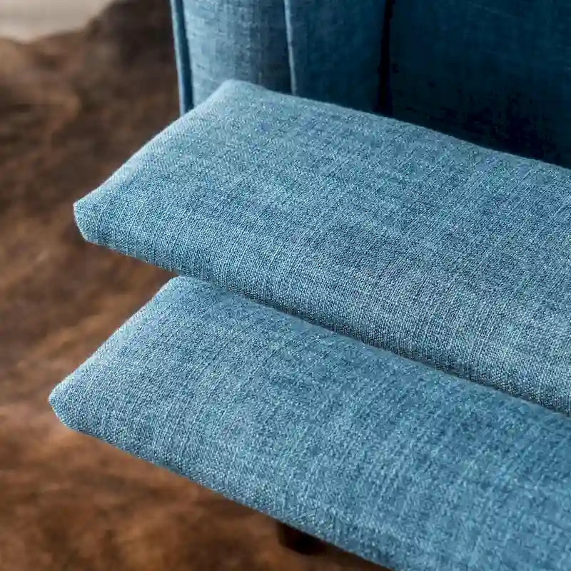 Fauteuil inclinable en tissu capitonné Mervynn Mid-Century Modern de Christopher Knight Home