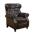 Fauteuil inclinable touffeté Walder contemporain avec garniture cloutée par Christopher Knight Home