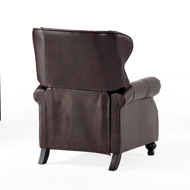 Fauteuil inclinable touffeté Walder contemporain avec garniture cloutée par Christopher Knight Home