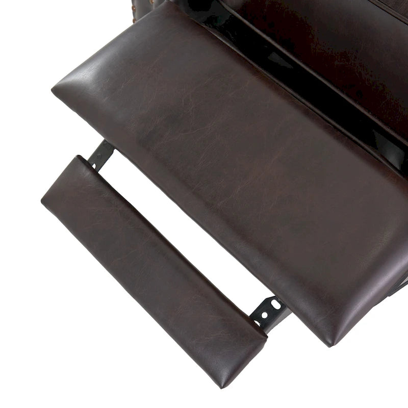 Fauteuil inclinable touffeté Walder contemporain avec garniture cloutée par Christopher Knight Home