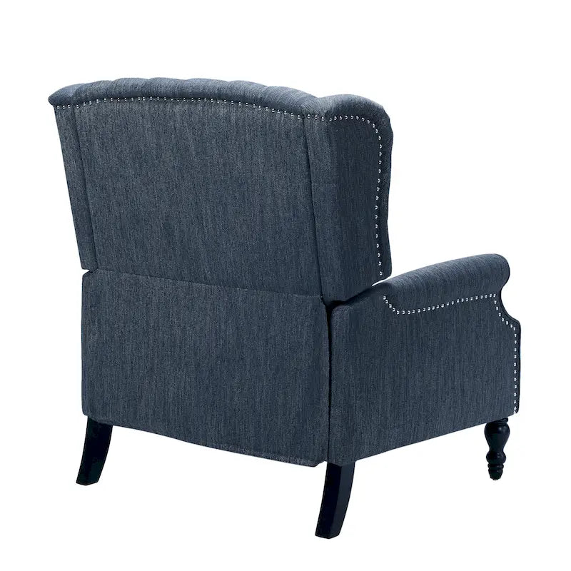 Fauteuil inclinable Apaloosa Oversized Tufted Wingback en tissu avec dossier poussoir par Christopher Knight Home