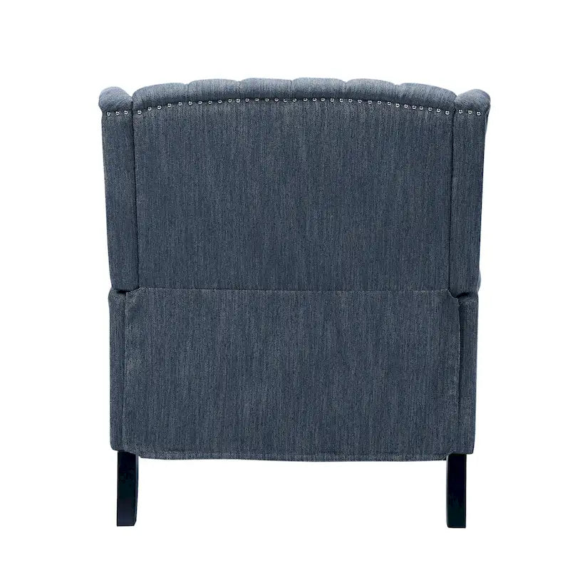 Fauteuil inclinable Apaloosa Oversized Tufted Wingback en tissu avec dossier poussoir par Christopher Knight Home